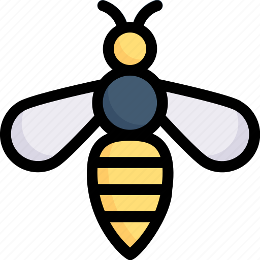 Animal, bee, honeybee, nature, season, spring, weather icon - Download on Iconfinder