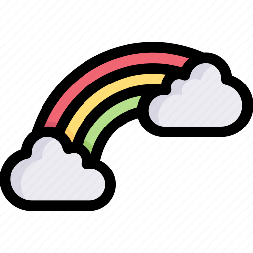 Colorful, forecast, nature, rainbow, season, spring, weather icon - Download on Iconfinder