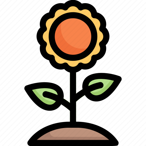 Floral, flower, nature, season, spring, sunflower, weather icon - Download on Iconfinder