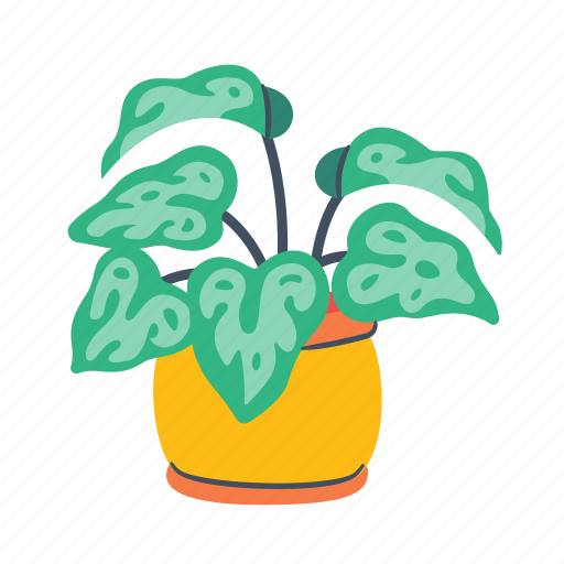 Leaf, plant, pot, decoration, nature, botanical icon - Download on Iconfinder