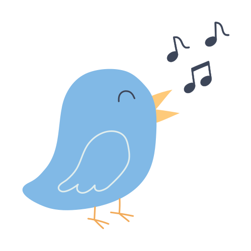 Bird, melody, sing, dove, spring icon - Free download