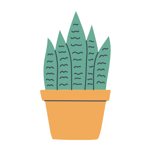 Houseplant, pot, leaf, plant, snake icon - Free download