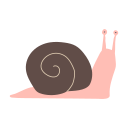 snail, clipart, shell, doodle, slug