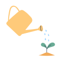 watering, plant, drop, care, can