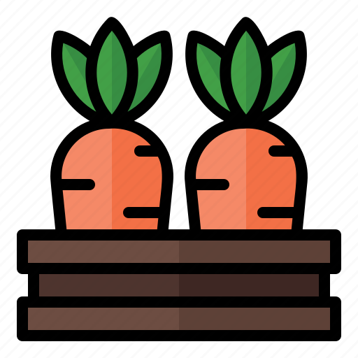Spring, season, nature, basket, harvest, carrot icon - Download on Iconfinder