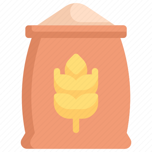 Bag of grain, nature, sack, season, spring, weather, wheat bag icon - Download on Iconfinder
