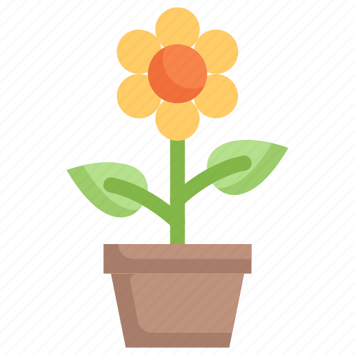 Flower, nature, plant, pot, season, spring, weather icon - Download on Iconfinder