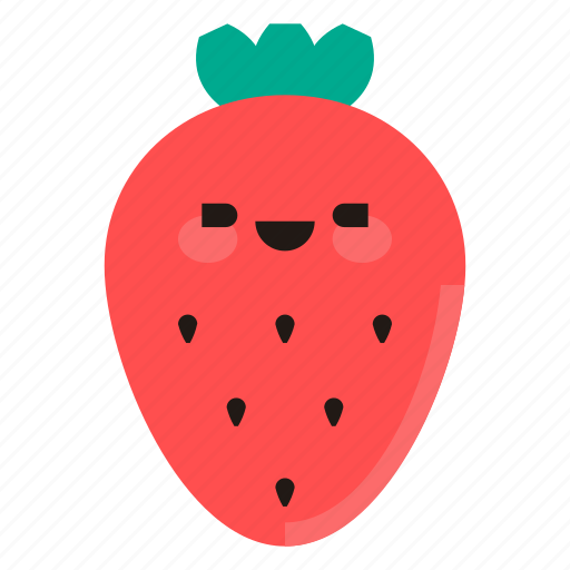 Strawberry, fruit, food, healthy, emoji icon - Download on Iconfinder