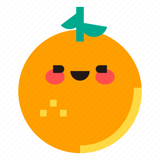 Orange, fruit, food, healthy, emoji icon - Download on Iconfinder