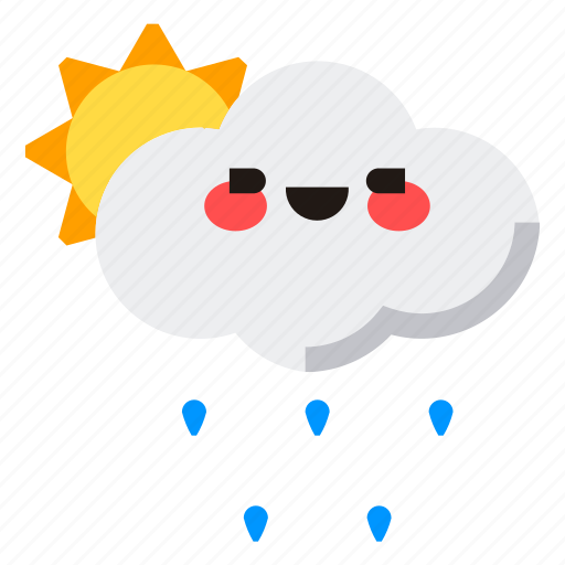 Rain, weather, forecast, cloud, sun, cloudy, emoji icon - Download on Iconfinder