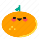 tangerine, fruit, healthy, food, emoji