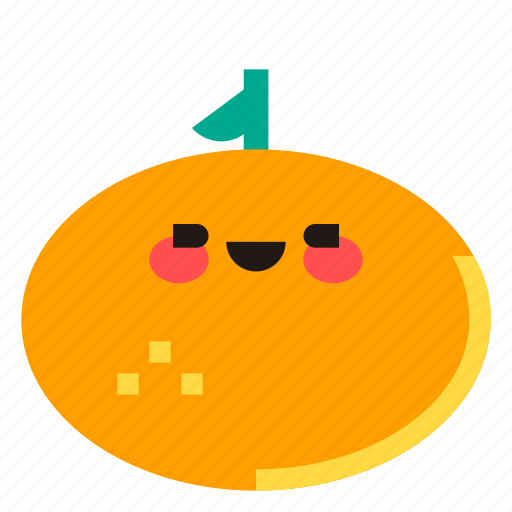 Tangerine, fruit, healthy, food, emoji icon - Download on Iconfinder