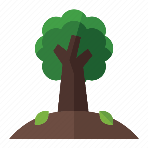 Spring, season, nature, tree, hill icon - Download on Iconfinder