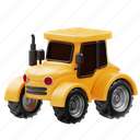 tractor, vehicle, agriculture, farming, transport, transportation, truck, car, automobile 