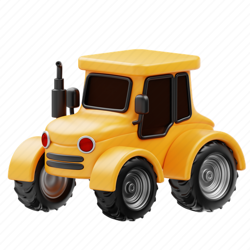 Tractor, vehicle, agriculture, farming, transport, transportation, truck 3D illustration - Download on Iconfinder