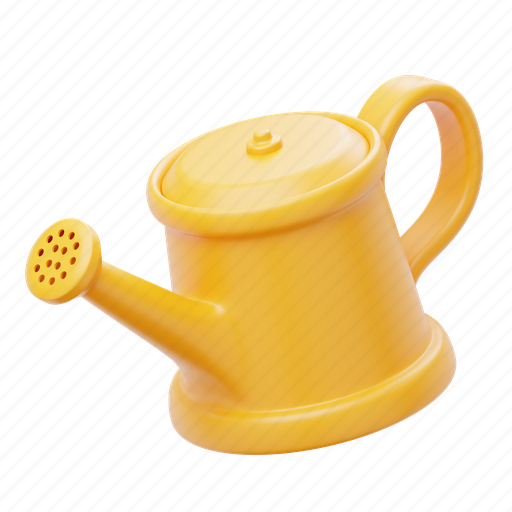 Watering, can, watering can, gardening, water, agriculture, tool 3D illustration - Download on Iconfinder
