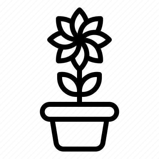 Spring, season, nature, flower, pot, vase icon - Download on Iconfinder