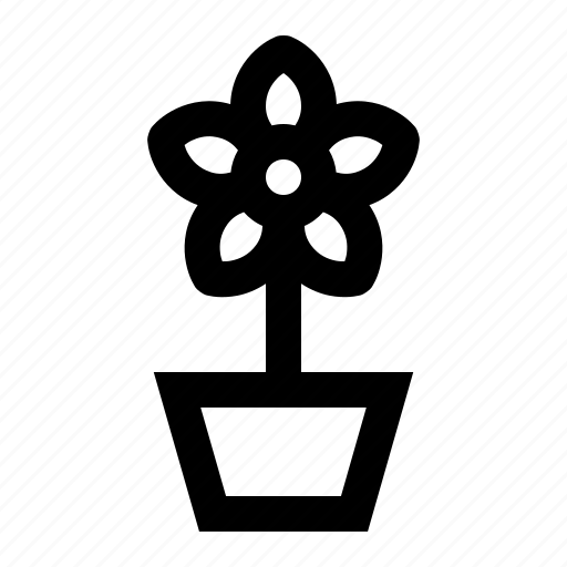 Flower, plant, pot, spring icon - Download on Iconfinder