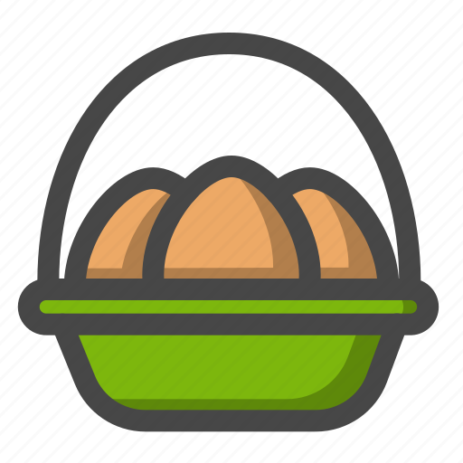 Basket, easter, egg, eggs, sesaon, spring icon - Download on Iconfinder