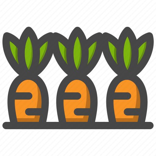Carrot, gardening, plant, sesaon, spring, vegetable icon - Download on Iconfinder