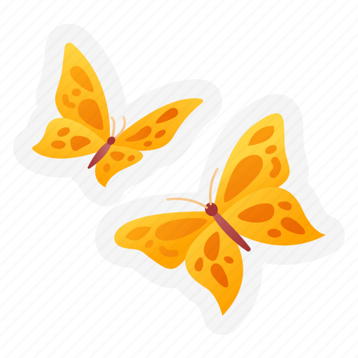 Buterfly, nature, insect, spring, animal, springtime sticker - Download on Iconfinder
