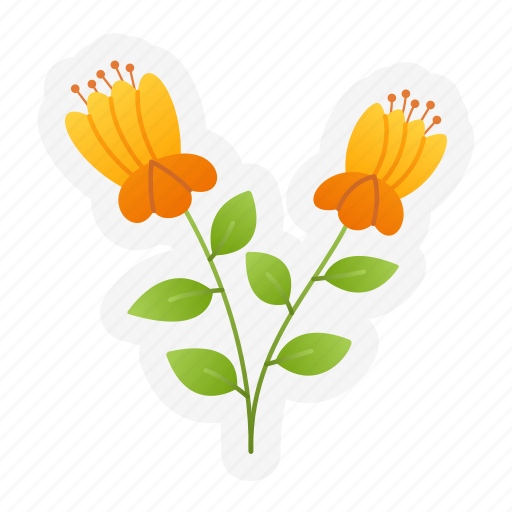 Flowers, flowering, nature, bloom, blossom, spring, botanical sticker - Download on Iconfinder