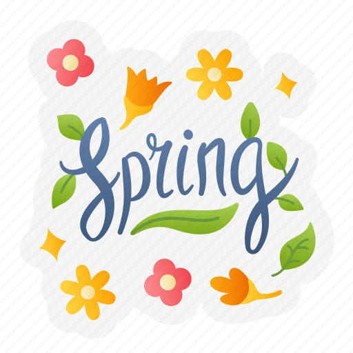 Spring, season, flower, holiday, blooming sticker - Download on Iconfinder