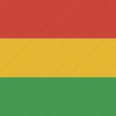 flag, bolivia, square