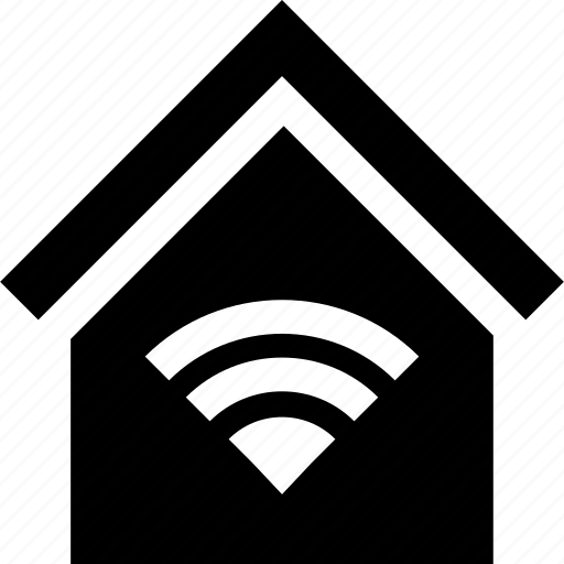 Home, house, network, signal, wifi, wireless icon - Download on Iconfinder