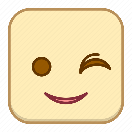Emoji, emotion, expression, face, wink icon - Download on Iconfinder