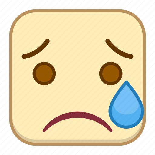 Cry, emoji, emotion, expression, face icon - Download on Iconfinder