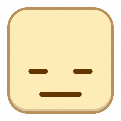 Dull, emoji, emotion, expression, face icon - Download on Iconfinder