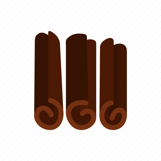 Bark, brown, cinnamon, dry, food, healthy, spice icon - Download on Iconfinder