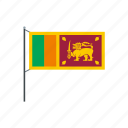 country, flag, lanka, nation, national, patriotic, sri