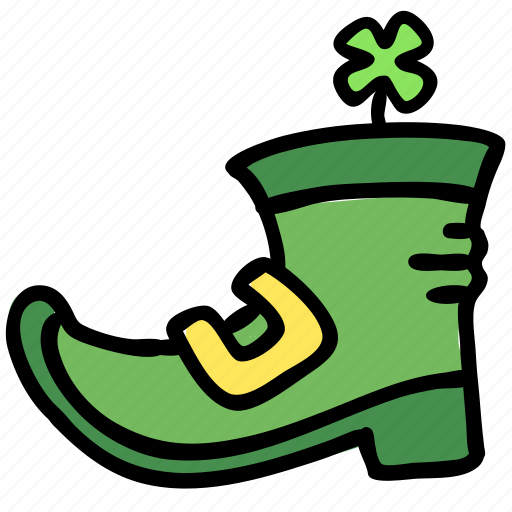 Boot, buckle, clover, irish, leprechaun, shoe, shamrock icon - Download on Iconfinder