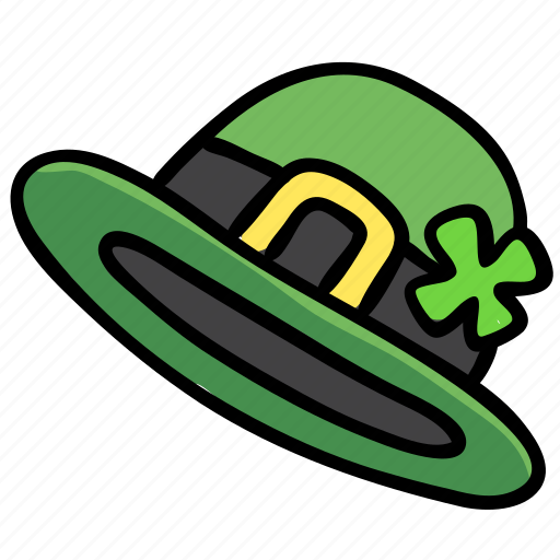 Bowler, clover, hat, irish, leprechaun, luck, shamrock icon - Download on Iconfinder