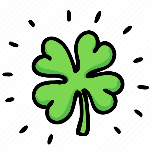 Clover, four, irish, leaf, luck, patrick, shamrock icon - Download on Iconfinder