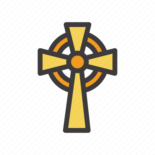Irish, clover, celebration, shamrock, cross, religion, st patrick icon - Download on Iconfinder