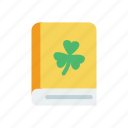 irish, clover, celebration, shamrock, book, story, st patrick