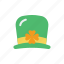 irish, clover, celebration, shamrock, hat, cap, st patrick 