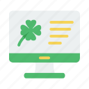 irish, clover, celebration, shamrockm, website, online, event, st patrick