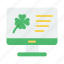 irish, clover, celebration, shamrockm, website, online, event, st patrick 