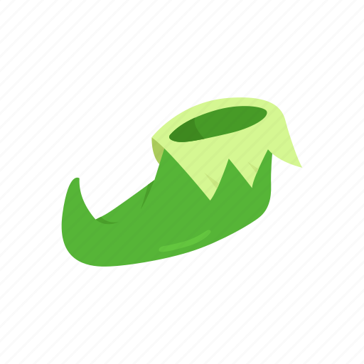 Drawf boots, footwear, green boots, leprechaun boots, shoe, shoes, st.patrick icon - Download on Iconfinder