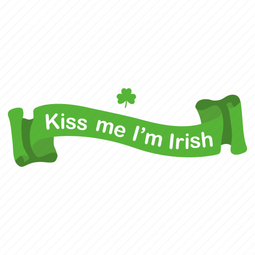 Banner, clover, feast, irish feast, kiss me i'm irish, st.patrick icon - Download on Iconfinder