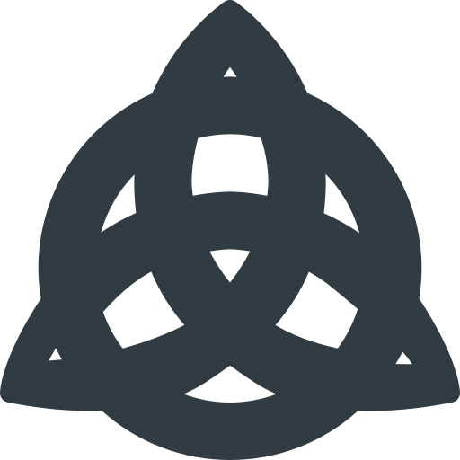 Celtic, knot, trinity, triquetra icon - Free download
