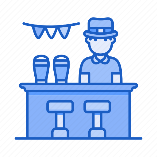 Bar, drink, pub, barman icon - Download on Iconfinder