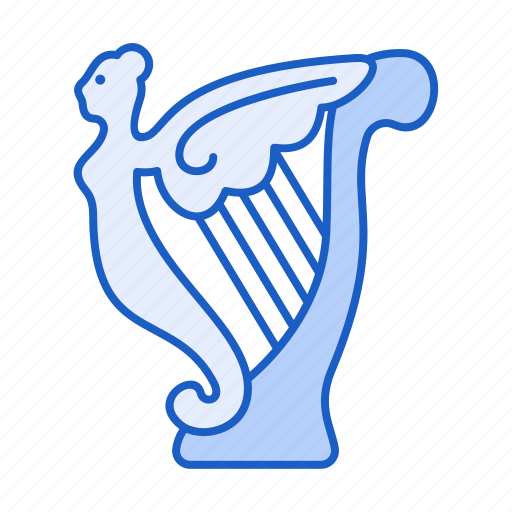 Harp, music, instrument, orchestra icon - Download on Iconfinder