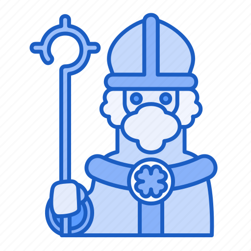 St, patrick, priest, christianity, catholic icon - Download on Iconfinder