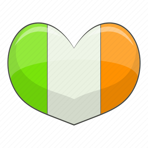Flag, heart, ireland, love icon - Download on Iconfinder