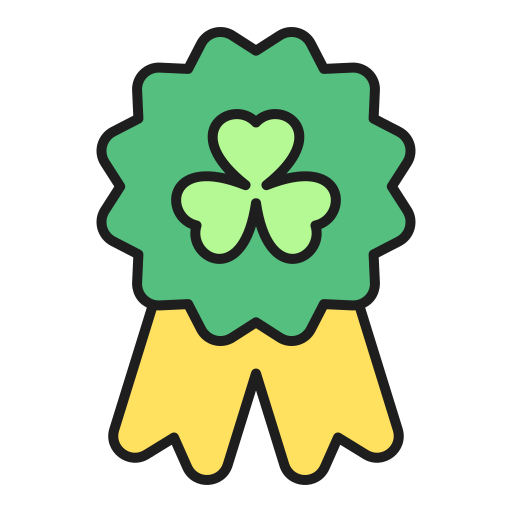 Badge, clover, day, ireland, irish, patricks, st icon - Free download
